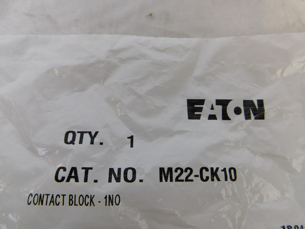 Eaton M22-CK10 Contact Blocks and Other Accessories Contact Block 1NO Black EA