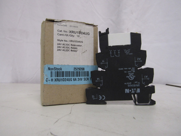 Eaton XRU1D24UG Relays 1P 24V EA