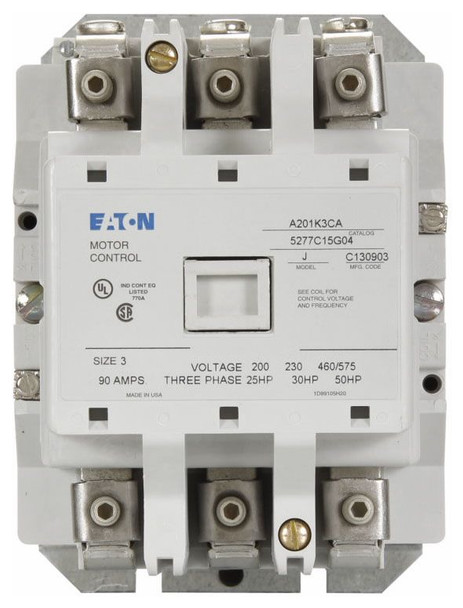 Eaton A201K3CA Other Contactors 3P 90A 120V EA
