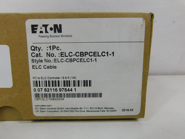 Eaton ELC-CBPCELC1-1 PLC Cables/Connectors/Accessories EA