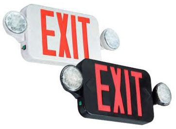 Thomas & Betts ELXN400R-2LED Occupancy Switches Exit Sign .44/.017A 120/277V Double Face