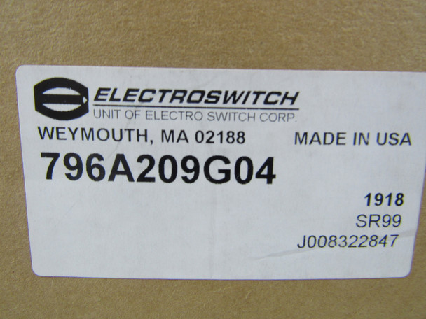 ElectroSwitch 796A209G04 Rotary Switches WL-2 240V