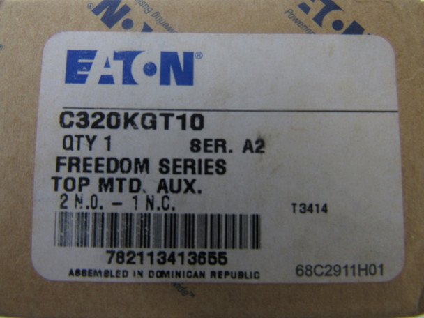 Eaton C320KGT10 Auxiliary Contact 2NO 1NC EA