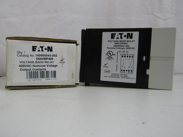 Eaton D65VMP400 Relays Voltage Relay 400V