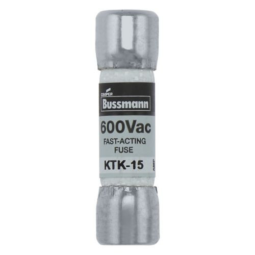 Bussmann KTK-15 Fuses Fast Acting 15A 600V