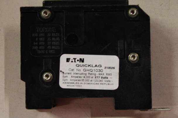 Eaton GHQ1030 Molded Case Breakers (MCCBs) EA
