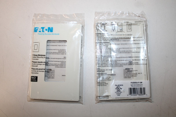 Eaton PJS26LA-F-LW Wallplates and Accessories EA