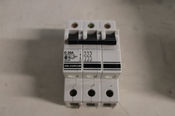 ALTECH 3DU20/15.692U Miniature Circuit Breakers (MCBs) EA