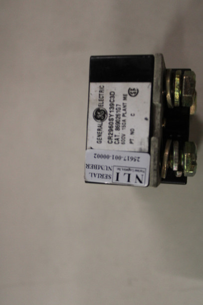 GENERAL ELECTRIC CR2960SY139C3D Terminal Blocks EA