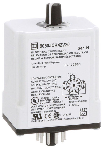 Square D 9050JCK42V20 Relays 240VAC EA