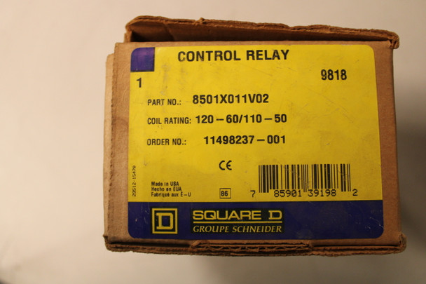 Square D 8501X011V02-9818 Relays EA