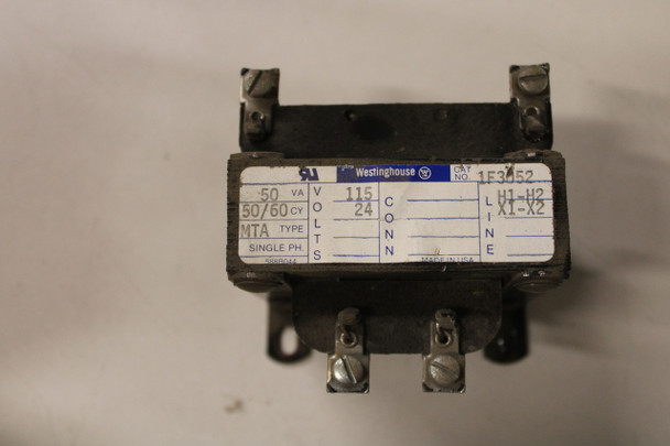 Westinghouse 1F3052 Control Transformers EA