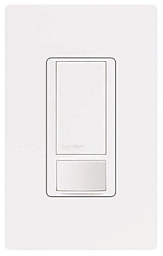 Lutron MS-OPS6M-DV-WH Switch with Sensor, Motion Detector Occupancy/Vacancy Sensor Switch