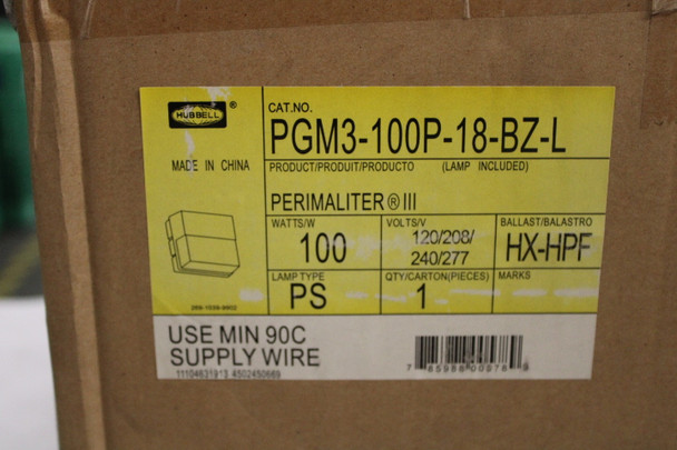 Hubbell PGM3-100P-18-BZ-L Other Lighting Fixtures/Trim/Accessories EA