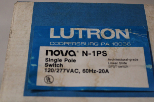 Lutron N-1PS Light and Dimmer Switches EA