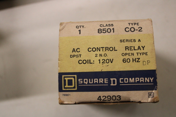 Square D 8501CO-2 Relays EA