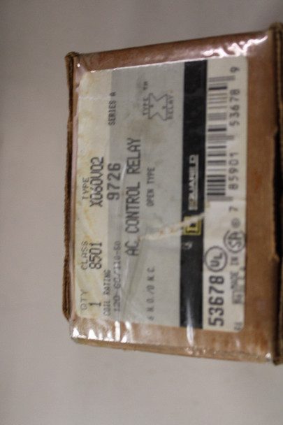 Square D 8501XO60V02 Relays EA