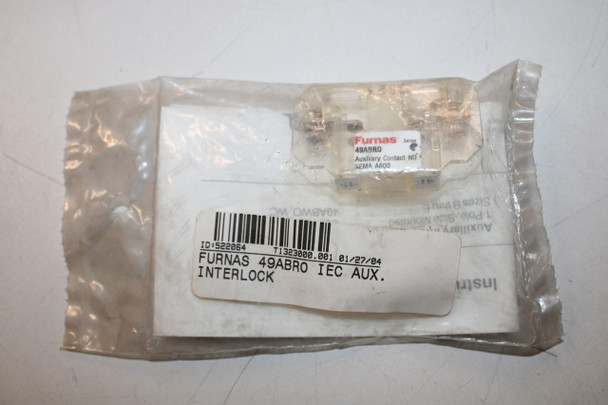 Furnas Electric 49ABR0 Auxiliary Contact EA