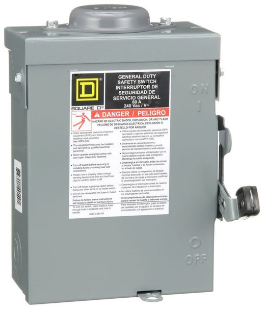 Square D DU222RB Safety Switches EA