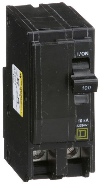 Square D QO2100 Miniature Circuit Breakers (MCBs) 2P 100A 120V