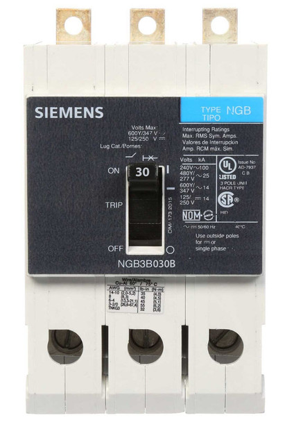 Siemens NGB3B030B Miniature Circuit Breakers (MCBs)