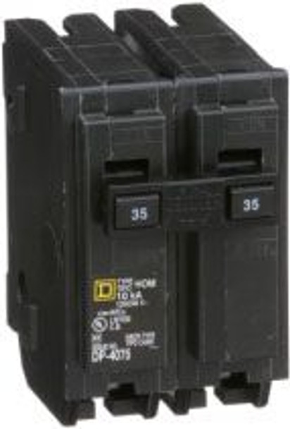 Square D HOM235 Miniature Circuit Breakers (MCBs) 2P 35A 120V