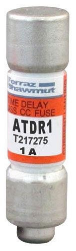 Ferraz Shawmut ATDR1 Class CC 1A 600VAC 50/60Hertz, 300VDC Power Fuse