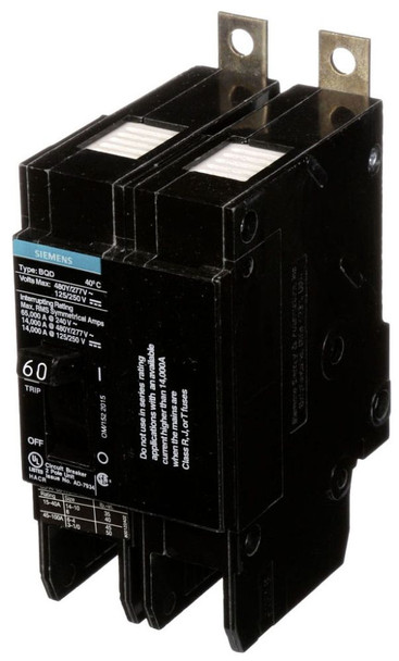 Siemens BQD260 Miniature Circuit Breakers (MCBs)