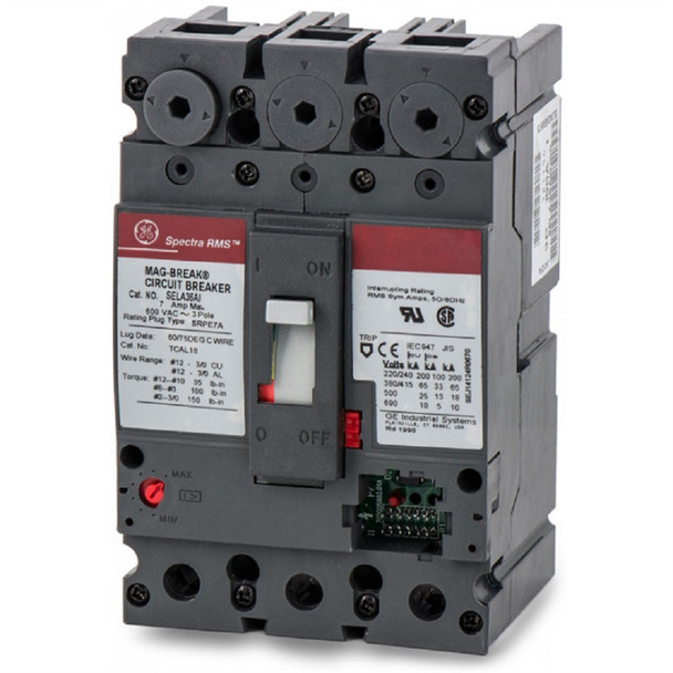 GENERAL ELECTRIC SEDA36AT0100 Molded Case Breakers (MCCBs)