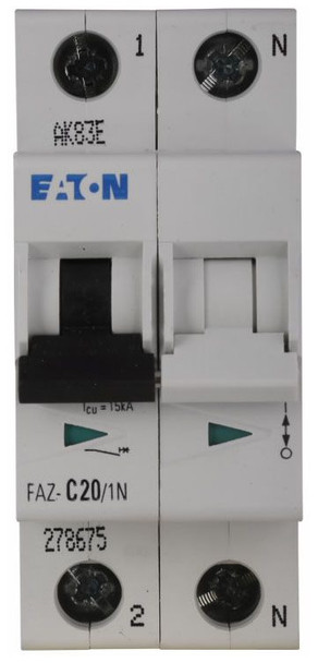 Eaton FAZ-B3/1N Miniature Circuit Breakers (MCBs) EA
