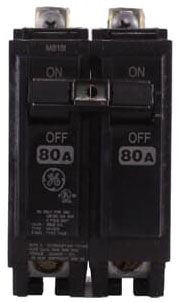 GENERAL ELECTRIC THQB2180 Miniature Circuit Breakers (MCBs) 2P 80A 120V