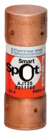 Ferraz Shawmut AJT25 Class J 25A 600VAC 50/60Hertz, 400VDC Low Voltage Ul Power Fuse