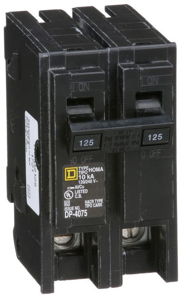 Square D HOM2125 Miniature Circuit Breakers (MCBs) EA