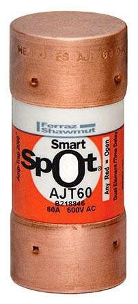 Mersen AJT60 Class J 60A 600VAC 50/60Hertz, 400VDC Low Voltage Ul Power Fuse