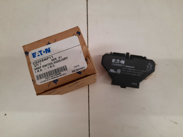 Eaton C320SNP11 Auxiliary Contact 15-75A EA