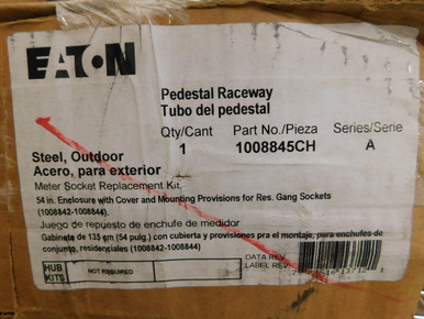 Eaton 1008845CH Meter Sockets Meter Socket Replacement Kit 320A 600V 1Ph