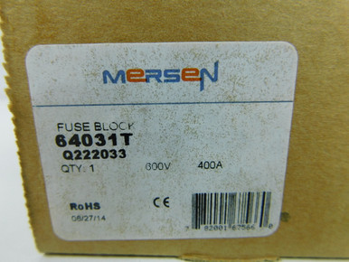 Mersen R632 Mersen 64031T Fuse Accessories 400A 600V 1 Pole
