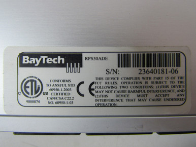 BayTech RPS30ADE Other Power Supplies Remote Power Control 30A 230V 50/60Hz