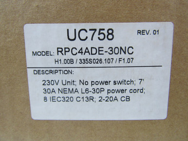 BayTech RPC4ADE-NC Other Power Supplies Remote Power Control 30A 230V