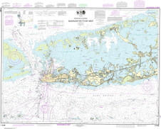 NOAA Chart 11446–Intracoastal Waterway Sugarloaf Key To Key West NOAA Chart 11446–Intracoastal Waterway Sugarloaf Key To Key West