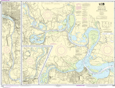 NOAA Chart 12252–James River Jordan Point to Richmond
