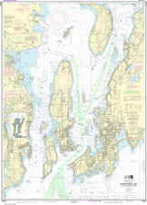 NOAA Chart 13223–Narragansett Bay, Including Newport Harbor