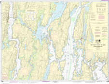 NOAA Chart 13296–Boothbay Harbor to Bath, Including Kennebec River