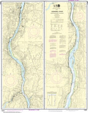 NOAA Chart 13297–Kennebec River Courthouse Point to Augusta