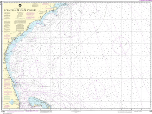 NOAA Chart 11009–Cape Hatteras to Straits of Florida