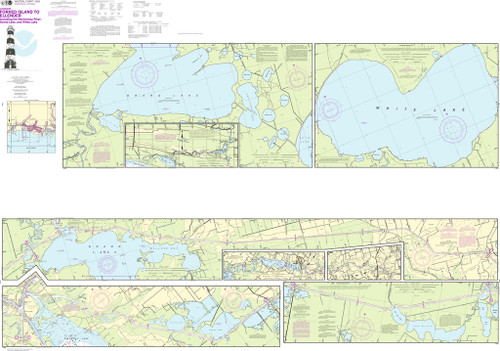 NOAA Chart 11348–Intracoastal Waterway Forked Island to Ellender, including the Mermantau River, Grand Lake and White Lake