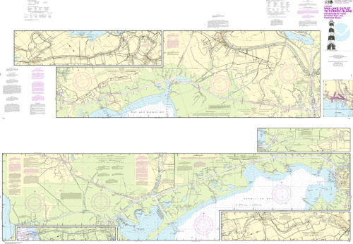 NOAA Chart 11350–Intracoastal Waterway Wax Lake Outlet to Forked Island including Bayou Teche, Vermilion River, and Freshwater Bayou