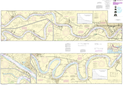 NOAA Chart 11370–Mississippi River-New Orleans to Baton Rouge