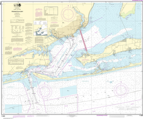 NOAA Chart 11383–Pensacola Bay