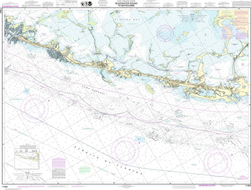 NOAA Chart 11464–Intracoastal Waterway Blackwater Sound To Matecumbe